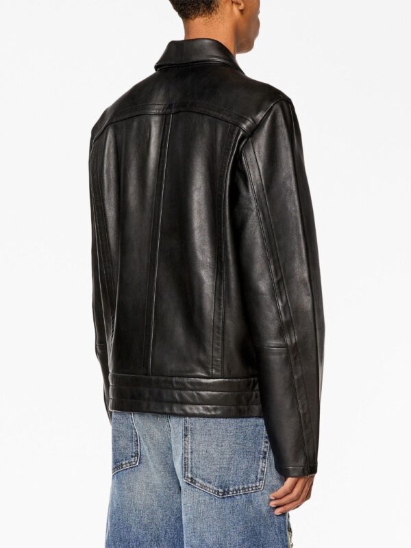 Diesel  L-Hudson leather jacket - Image 4