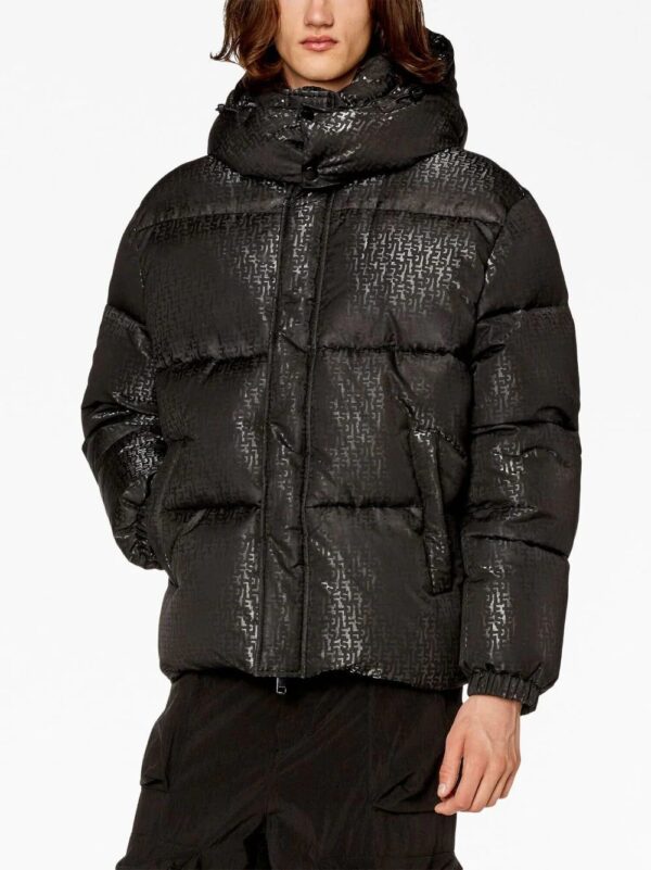 Diesel  W-Rolfys monogram-pattern puffer jacket - Image 3