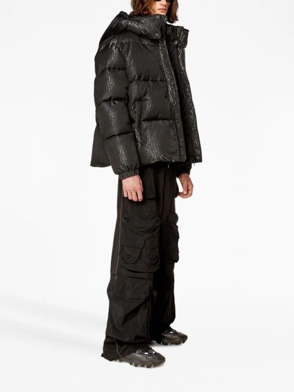 Diesel  W-Rolfys monogram-pattern puffer jacket - Image 2