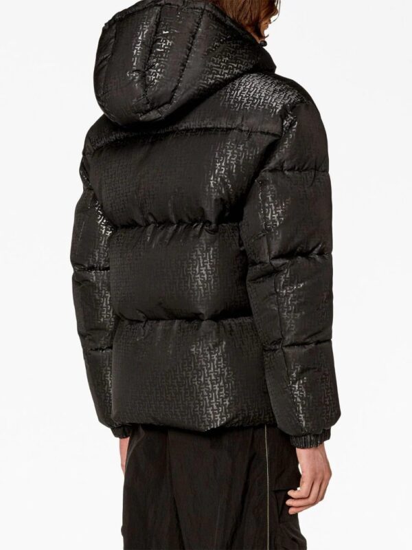 Diesel  W-Rolfys monogram-pattern puffer jacket - Image 4