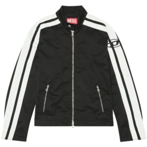 Diesel  J-Beck logo-embroidered biker jacket
