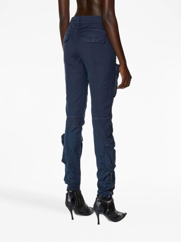 Diesel  slim-cut stretch cargo trousers - Image 4