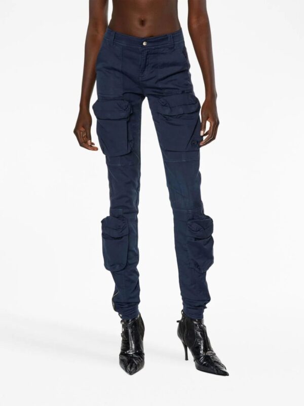 Diesel  slim-cut stretch cargo trousers - Image 3