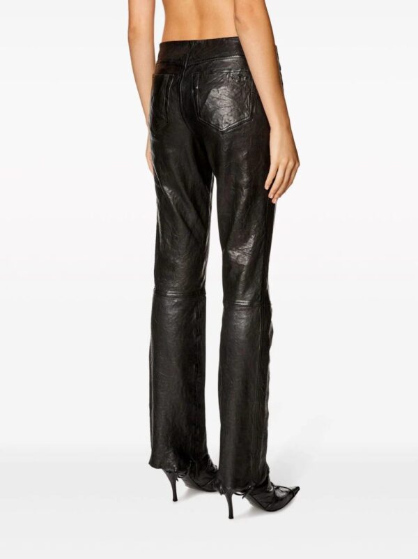 Diesel  L-Netra leather trousers - Image 4