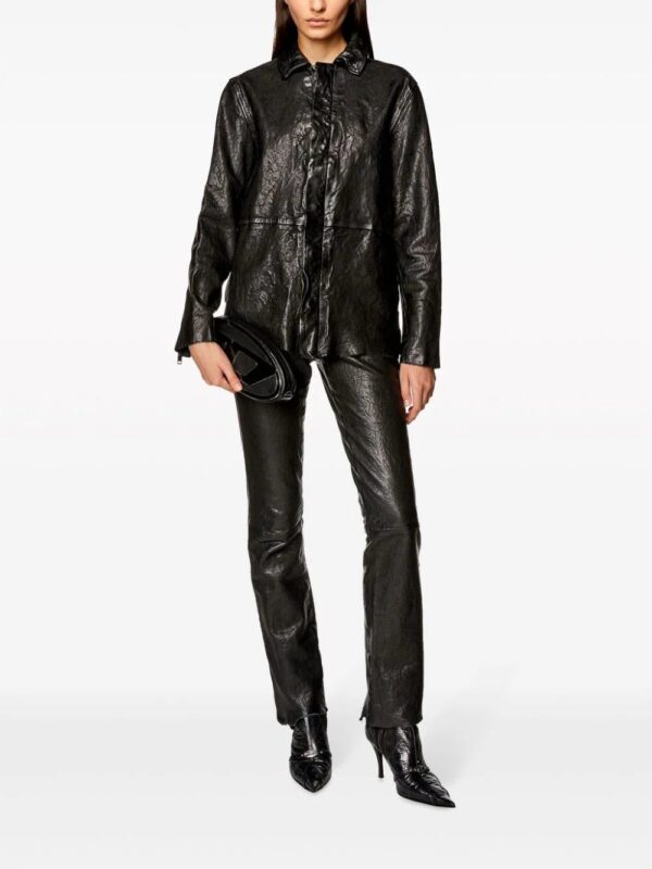 Diesel  L-Netra leather trousers - Image 2