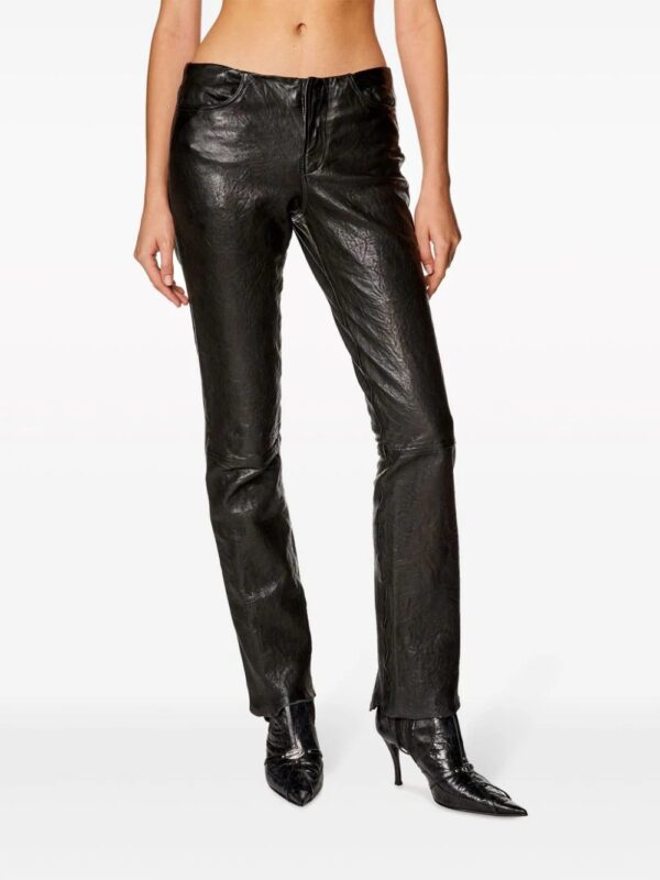Diesel  L-Netra leather trousers - Image 3