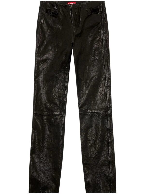 Diesel  L-Netra leather trousers