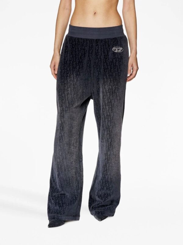 Diesel  textured monogram palazzo pants - Image 3