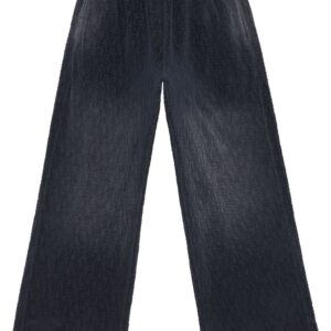 Diesel  textured monogram palazzo pants