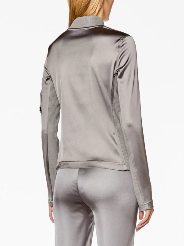 Diesel  T-Opun logo-embroidered jacket - Image 4