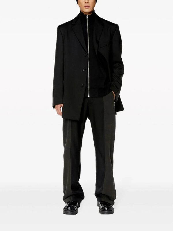 Diesel  S-Ginni-Zip-Od cotton sweatshirt - Image 2