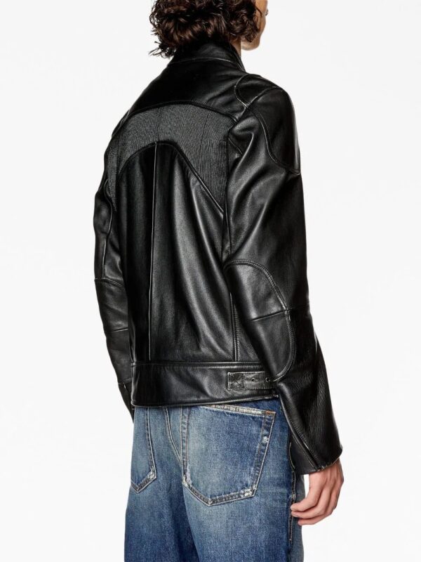 Diesel  L-Hein leather biker jacket - Image 4