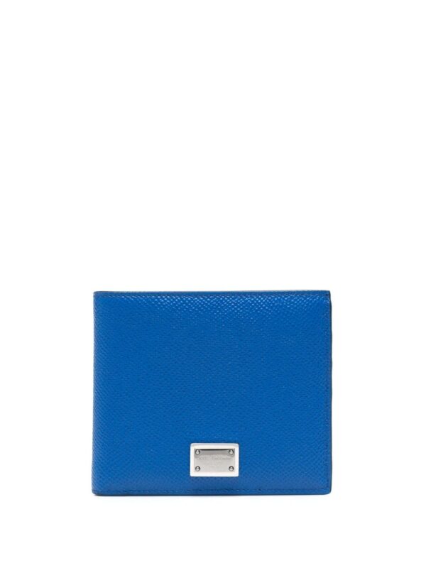 Dolce & Gabbana Dauphine leather folded wallet