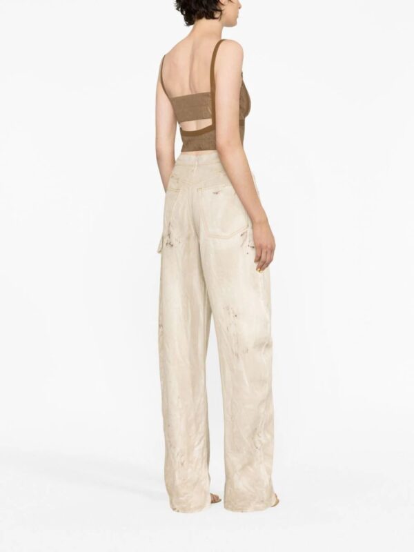 Versace  all-over logo print crop top - Image 3