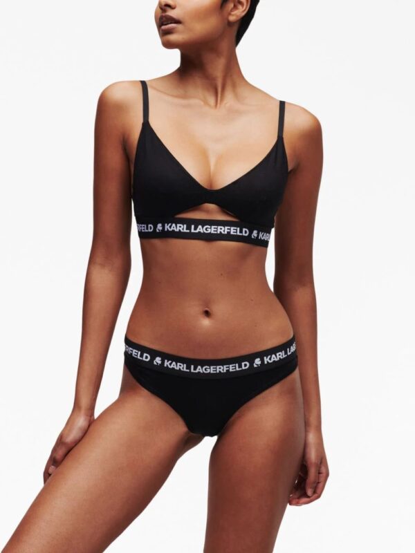 Karl Lagerfeld  logo-waistband thong - Image 3