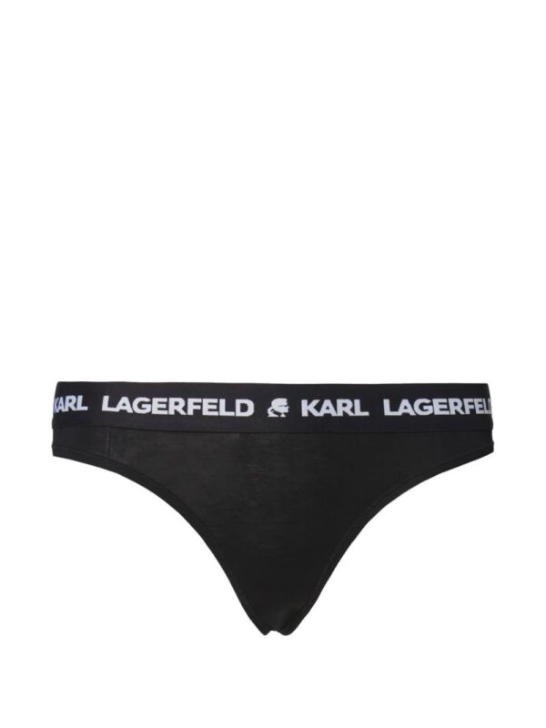 Karl Lagerfeld  logo-waistband thong - Image 2