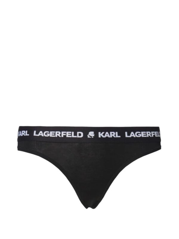 Karl Lagerfeld  logo-waistband thong