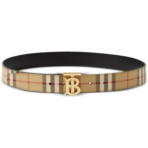 Louis Vuitton reversible check TB belt