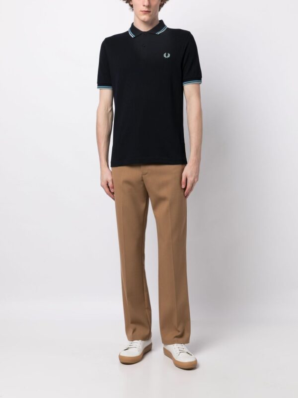 Fred Perry logo-embroidered cotton polo shirt - Image 2