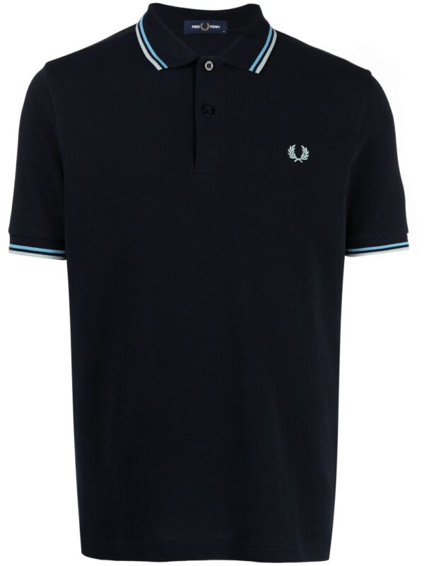 Fred Perry logo-embroidered cotton polo shirt