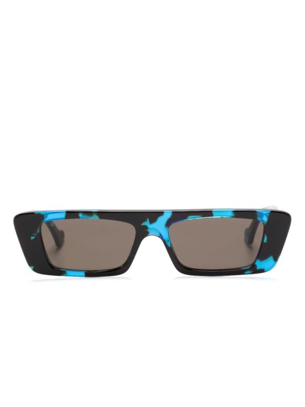 Gucci Eyewear tortoiseshell rectangle-frame sunglasses