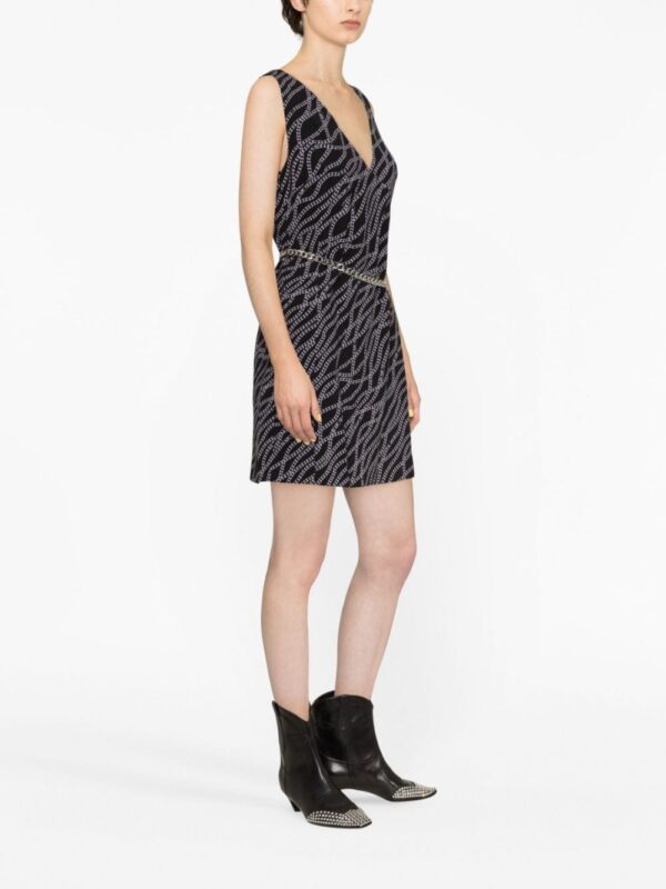 Michael Michael Kors Status-print belted minidress - Image 3