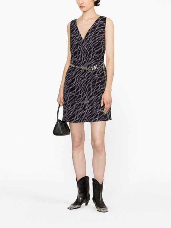 Michael Michael Kors Status-print belted minidress - Image 2