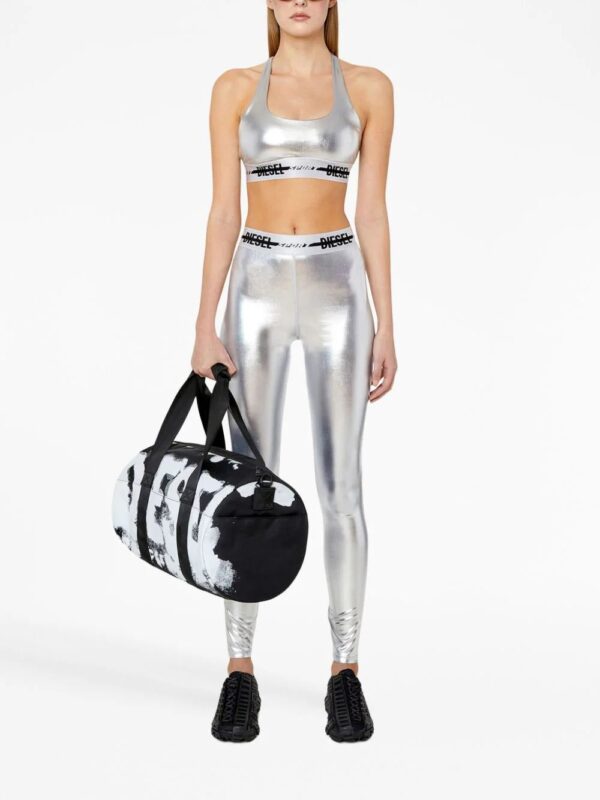 Diesel  Awsb-Nelley-Wt19 metallic leggings - Image 2