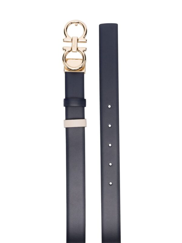 Ferragamo crystal-embellished Gancini buckle belt - Image 2