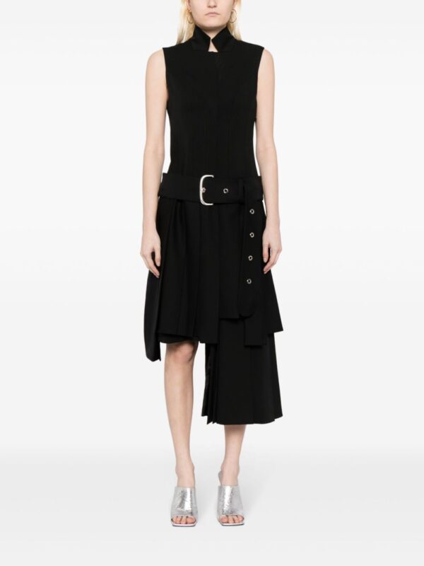Off-White pleated-skirt buckled dress - Image 2