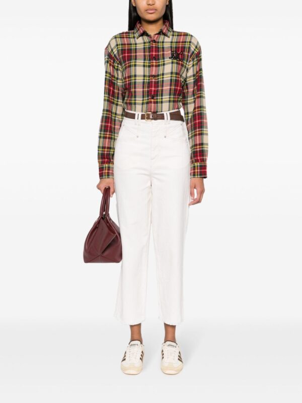 Polo Ralph Lauren  logo-embroidered plaid shirt - Image 2