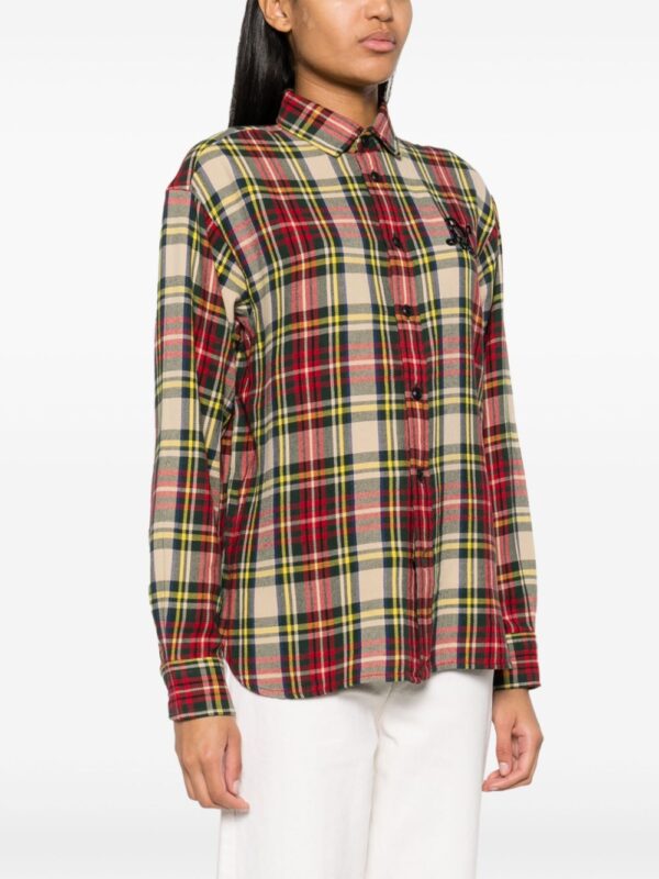 Polo Ralph Lauren  logo-embroidered plaid shirt - Image 3