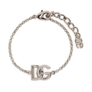 Dolce & Gabbana  logo-plaque polished-finish bracelet