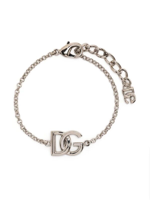 Dolce & Gabbana  logo-plaque polished-finish bracelet