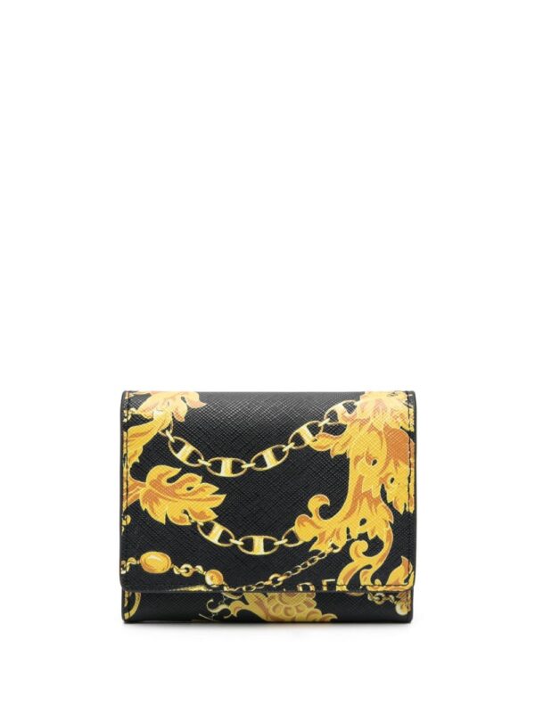 Versace Jeans Couture graphic-print leather wallet