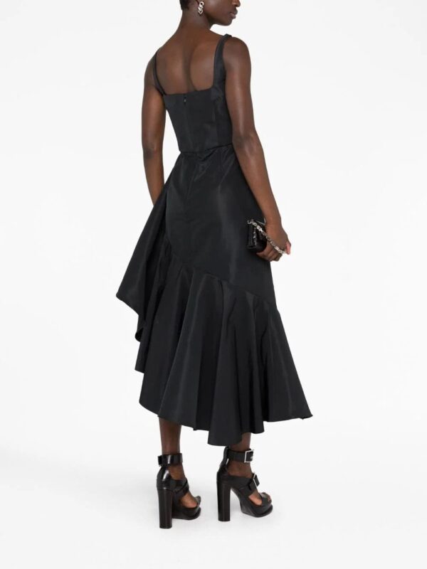 Alexander McQueen  asymmetric flared dress - Image 4