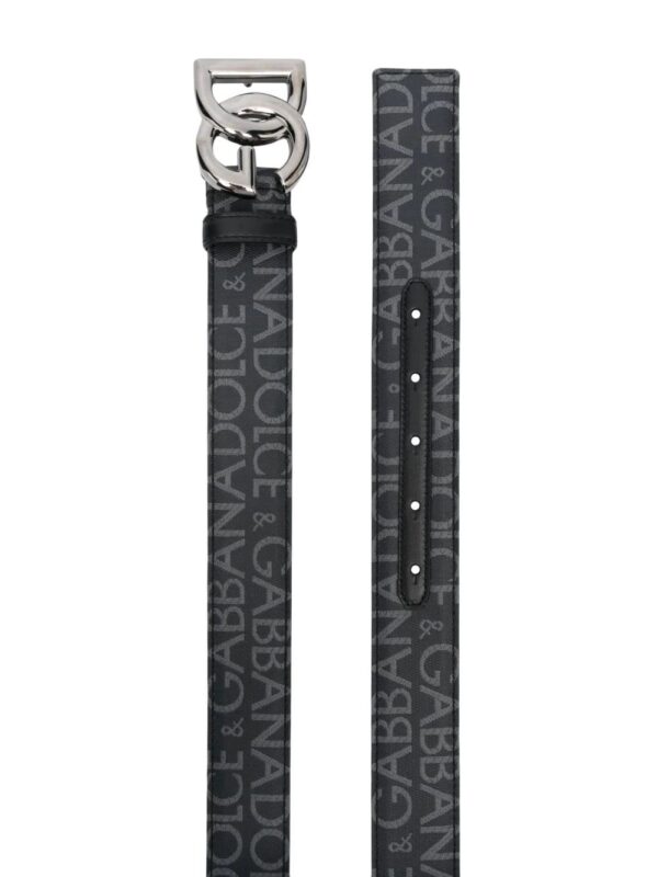 Dolce & Gabbana  logo-buckle leather belt - Image 2