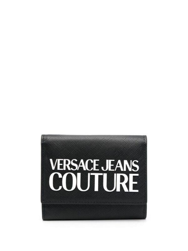 Versace Jeans Couture logo-plaque leather wallet