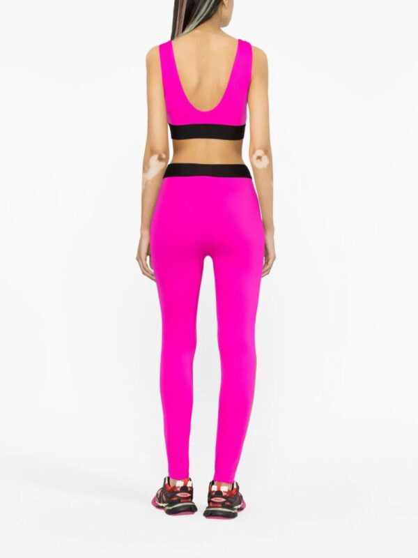 Dolce & Gabbana  logo-waistband leggings - Image 3