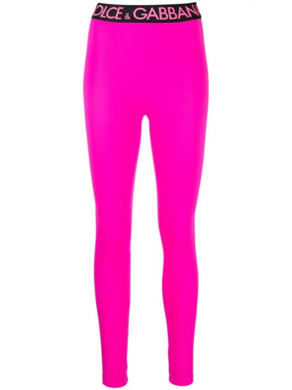 Dolce & Gabbana  logo-waistband leggings