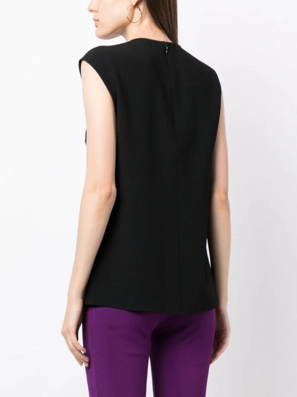Stella McCartney  Cady cap-sleeved blouse - Image 4