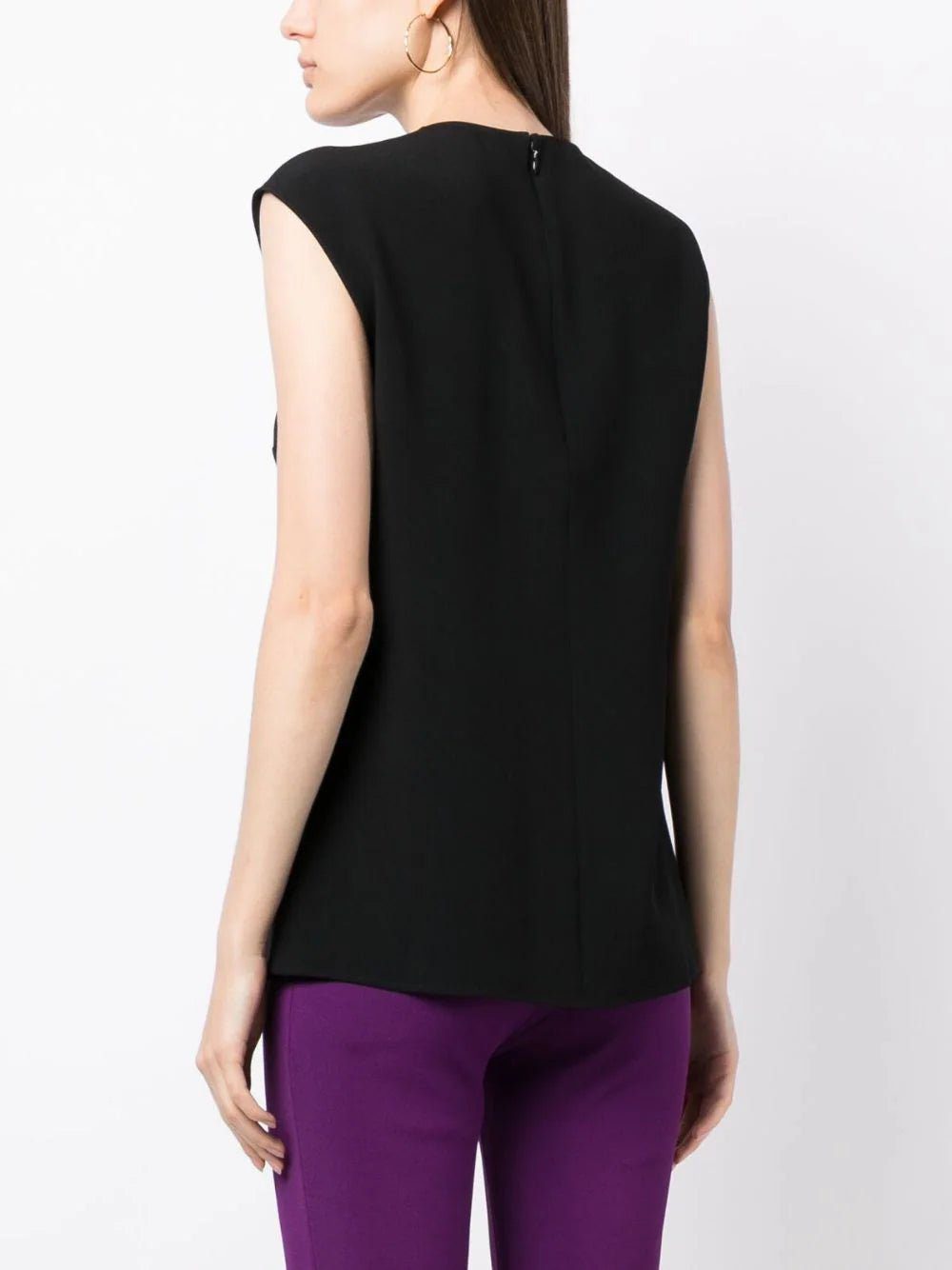 Stella McCartney  Cady cap-sleeved blouse - Image 4