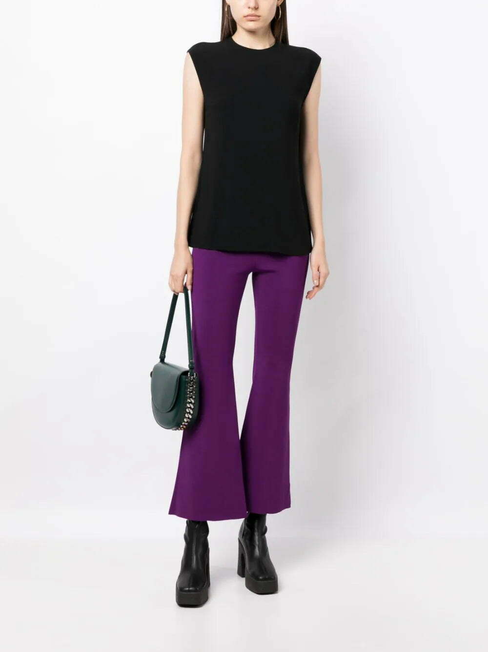 Stella McCartney  Cady cap-sleeved blouse - Image 2