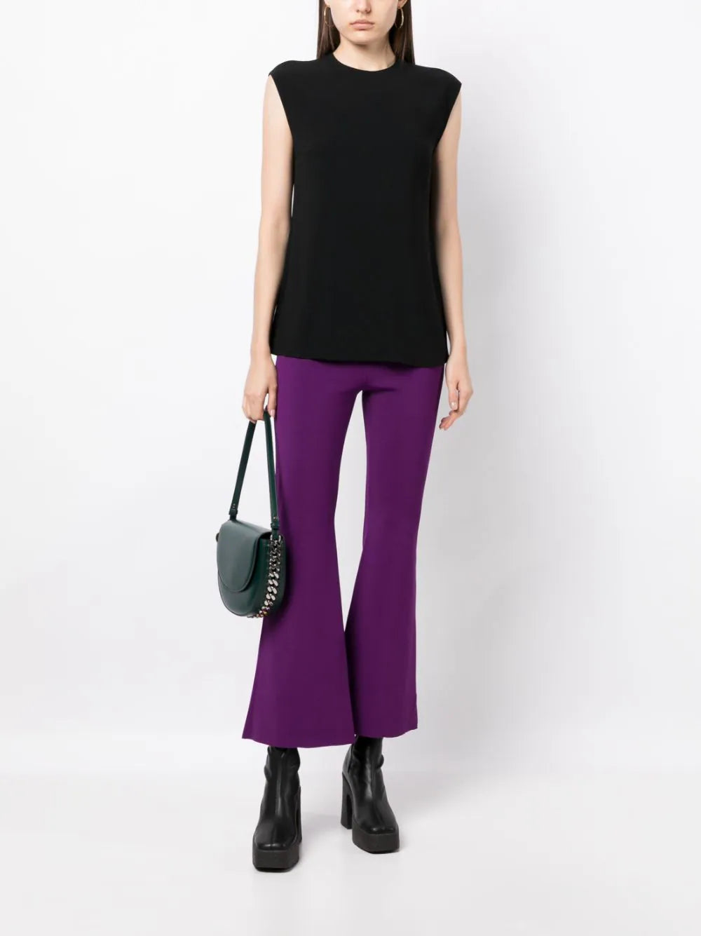 Stella McCartney  Cady cap-sleeved blouse - Image 2