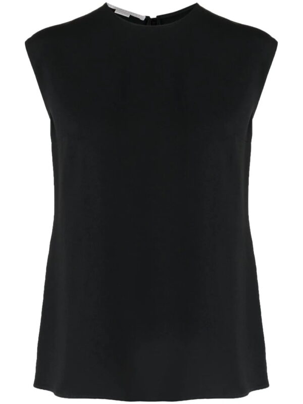 Stella McCartney  Cady cap-sleeved blouse