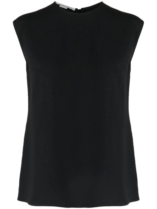 Stella McCartney  Cady cap-sleeved blouse