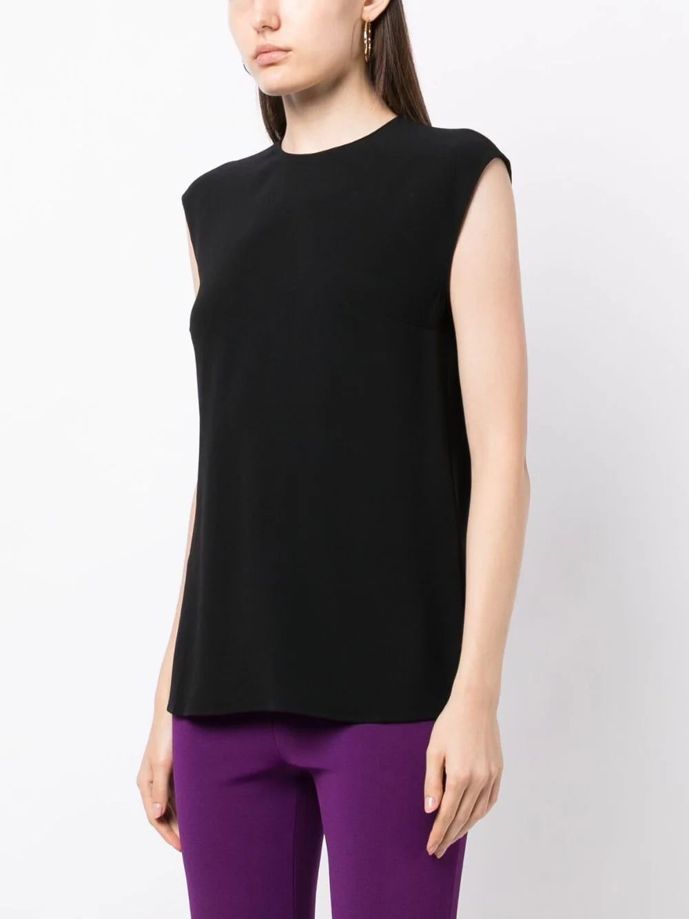 Stella McCartney  Cady cap-sleeved blouse - Image 3