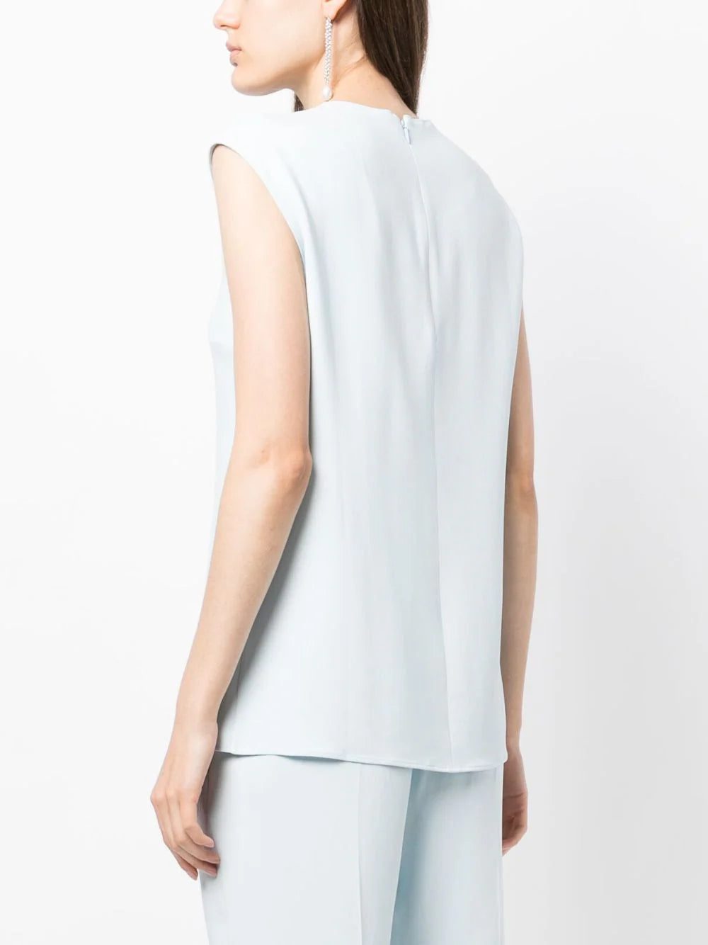 Stella McCartney  Cady cap-sleeved blouse - Image 4