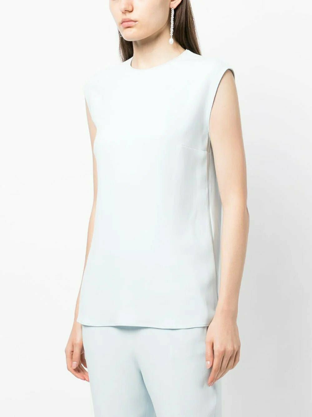 Stella McCartney  Cady cap-sleeved blouse - Image 3