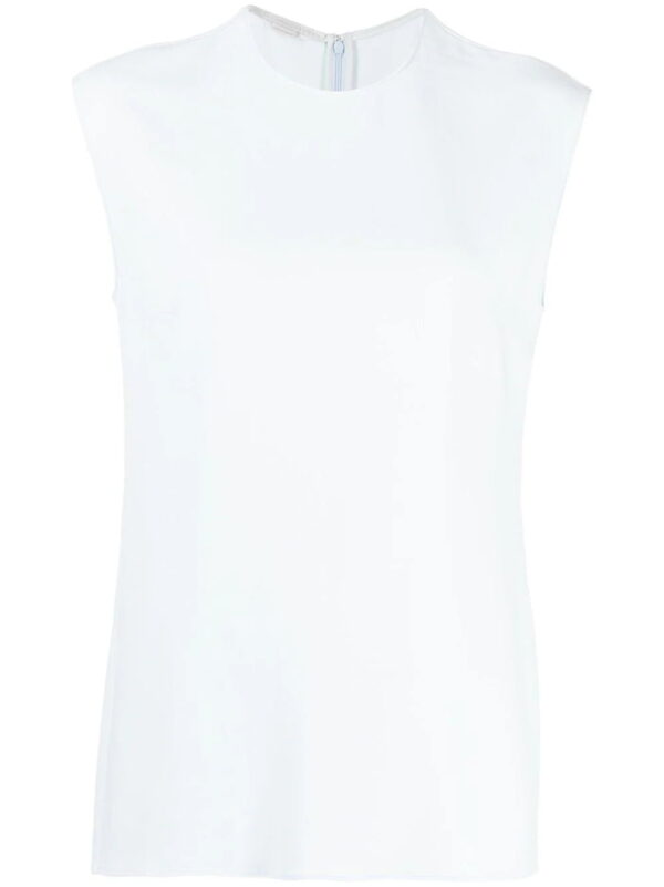 Stella McCartney  Cady cap-sleeved blouse